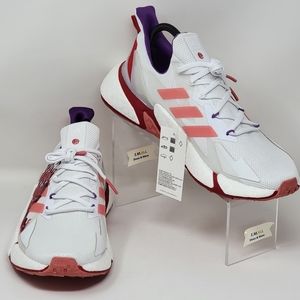Adidas X9000L4 W Boost White Scarlet Purple Running GZ7638 Womens Size 10.5 New